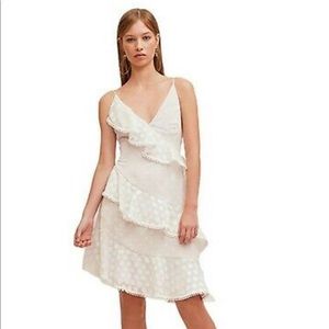 Keepsake White Polka Dot Dress